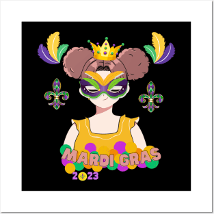 Mardi Gras 2023 Women Posters and Art